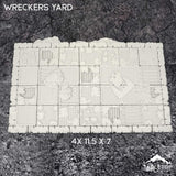 Tabletop Terrain Accessory 11e Wreckers Yard Template Set