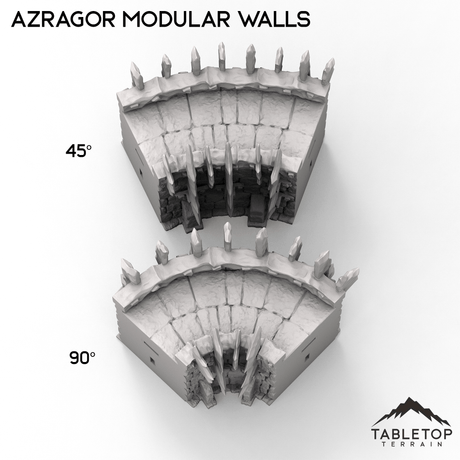 Azragor Modular Walls + Gate - Kingdom of Azragor