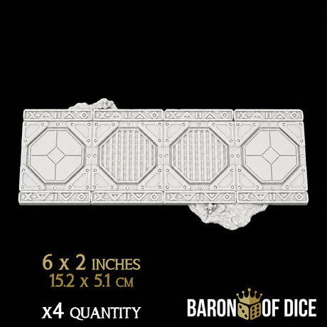 Stonevault Template Set | 11e Terrain Template Set | Shipping Excluded