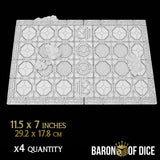 Stonevault Template Set | 11e Terrain Template Set | Shipping Excluded