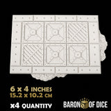 Iron Sector Template Set | 11e Terrain Template Set | Shipping Excluded