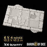 Orc Scrapyard Template Set | 11e Terrain Template Set | Shipping Excluded
