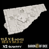 Orc Scrapyard Template Set | 11e Terrain Template Set | Shipping Excluded