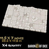 Orc Scrapyard Template Set | 11e Terrain Template Set | Shipping Excluded