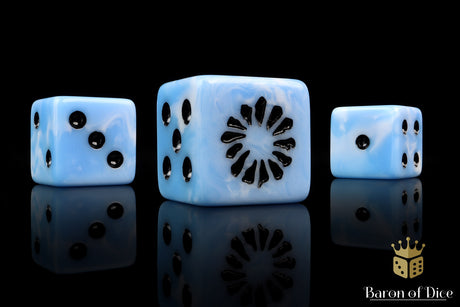 Fanged Maw Dice - Blue Frost