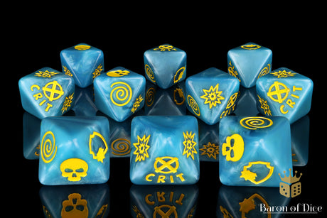 Heroic Mutants D8 Dice Set