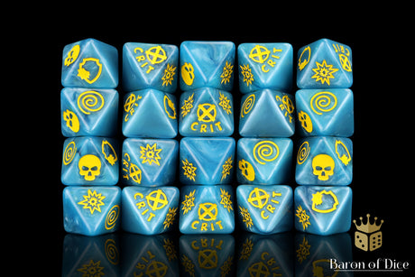 Heroic Mutants D8 Dice Set